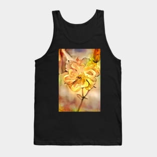 Amber Dream Columbine Flower Tank Top